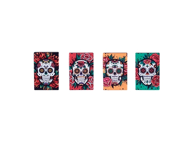 ETUI PAQ 20 CIGARETTES CHAMP TETE DE MORT (PR.12)