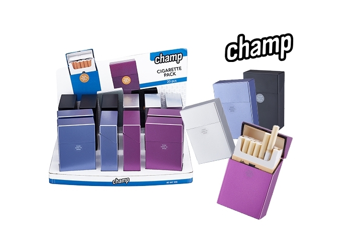ETUI PAQ 20 CIGARETTES CHAMPS AUTO  (PR.12)