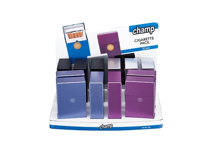 ETUI PAQ 20 CIGARETTES CHAMPS AUTO  (PR.12)