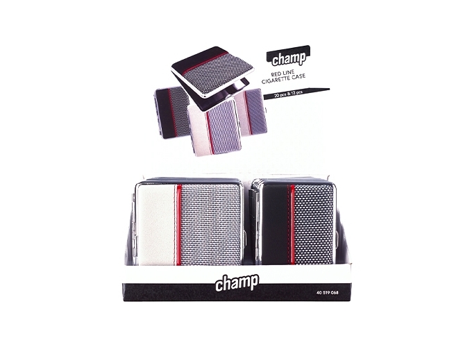 ETUI PAQ CIGARETTES 2 SIZES RED LINE  (PR.12)