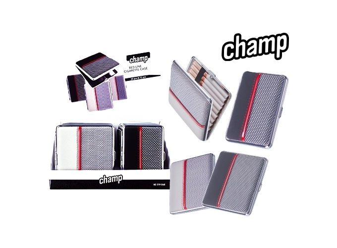 ETUI PAQ CIGARETTES 2 SIZES RED LINE  (PR.12)