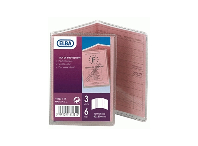 ETUI PERMIS COND. 75x110mm PVC 30 100e (10)