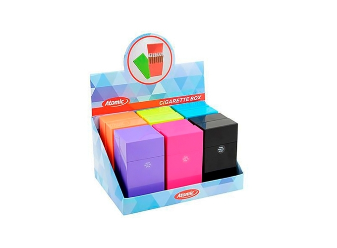 ETUI PLAST. METALLISE PAQ 20 CIGAR. 100S   (PR12)