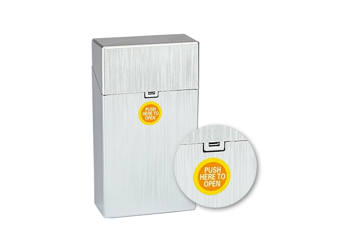 ETUI PLAST. METALLISE PAQ 20 CIGAR. 100S   (PR12)