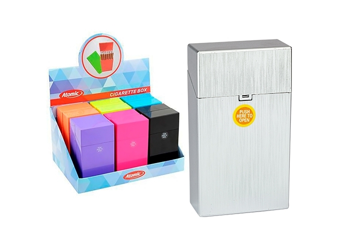 ETUI PLAST. METALLISE PAQ 20 CIGAR. 100S   (PR12)