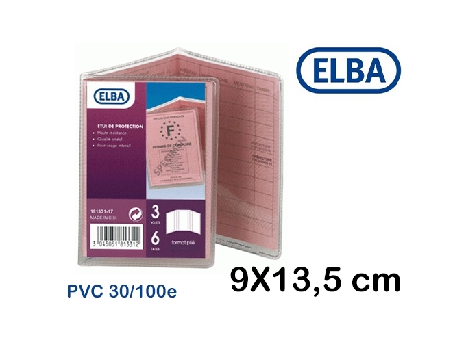 ETUI TRIPLE MULTI USAGES 90x135mm PVC 30 100e (10)