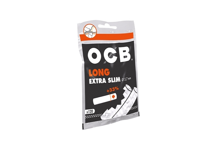 ETUI ZIP DE 120 FILTRES OCB 5.7mm EXTRA SLIM (50)