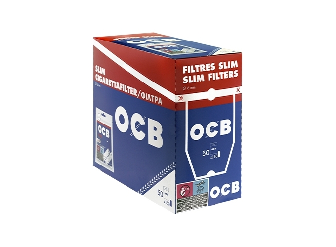 ETUI ZIP DE 150 BOUTS FILTRE OCB SLIM (50)