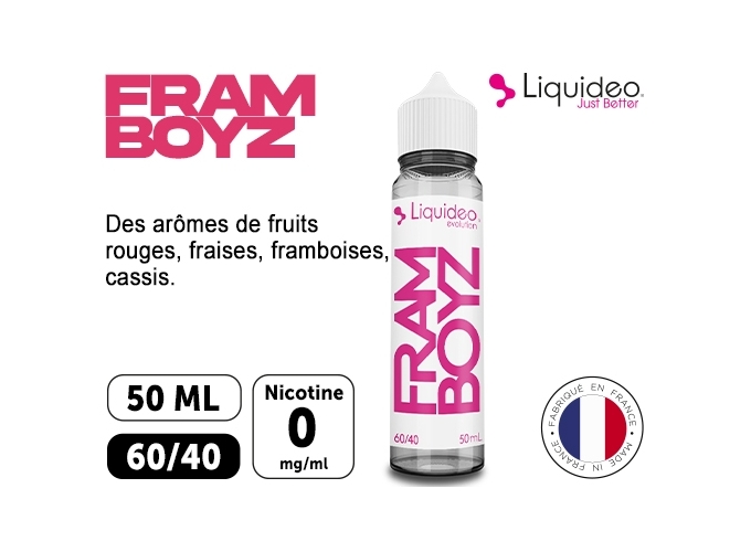 EVOLUTION LIQUIDEO FRAMBOYZ 50 ML