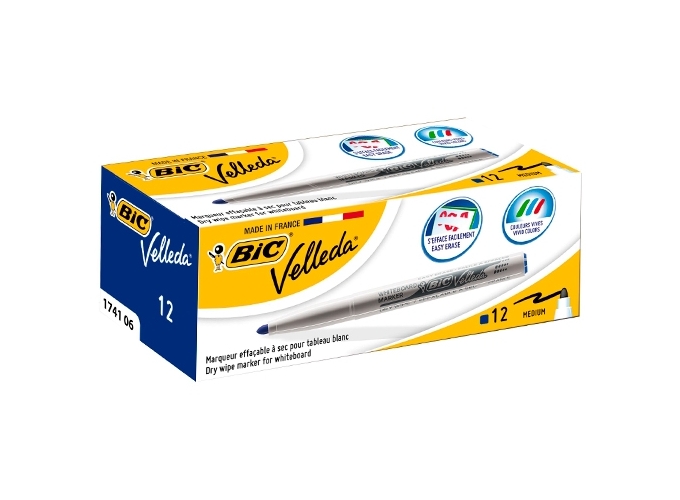 FEUTRE EFFAC. VELLEDA 1741 PTE OGIVE BLEU (12)