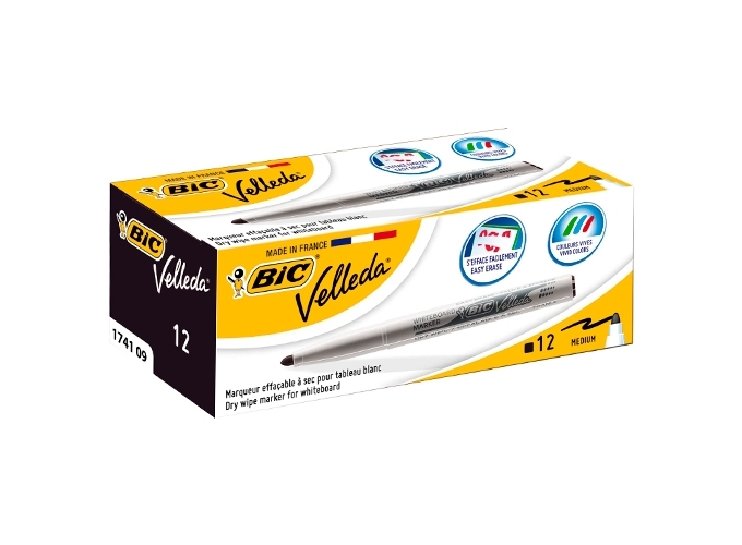 FEUTRE EFFAC. VELLEDA 1741 PTE OGIVE NOIR (12)