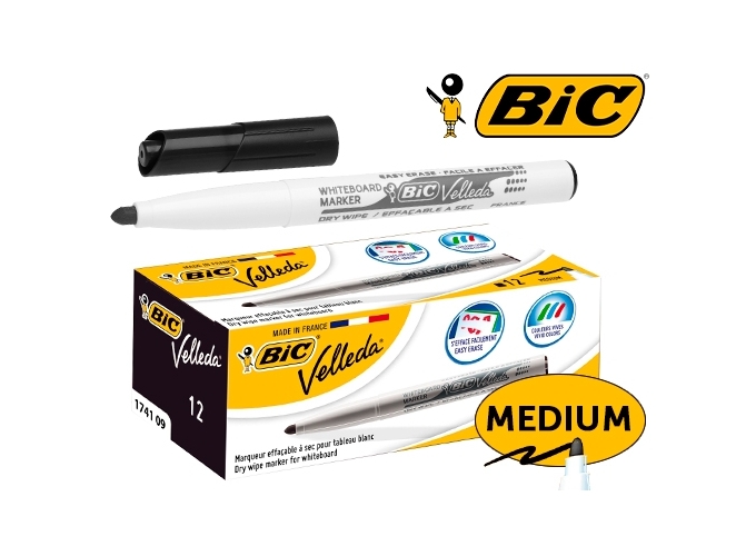 FEUTRE EFFAC. VELLEDA 1741 PTE OGIVE NOIR (12)