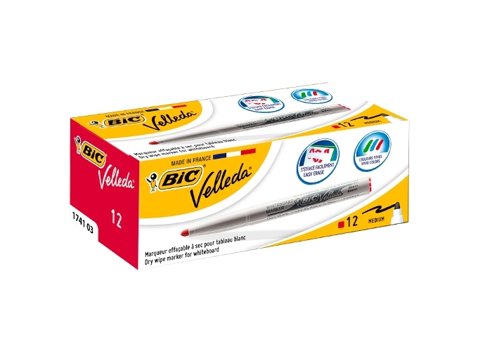 FEUTRE EFFAC. VELLEDA 1741 PTE OGIVE ROUGE (12)