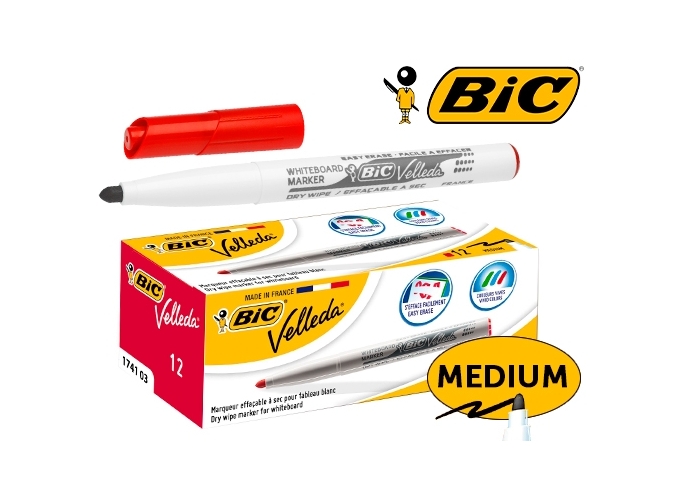 FEUTRE EFFAC. VELLEDA 1741 PTE OGIVE ROUGE (12)