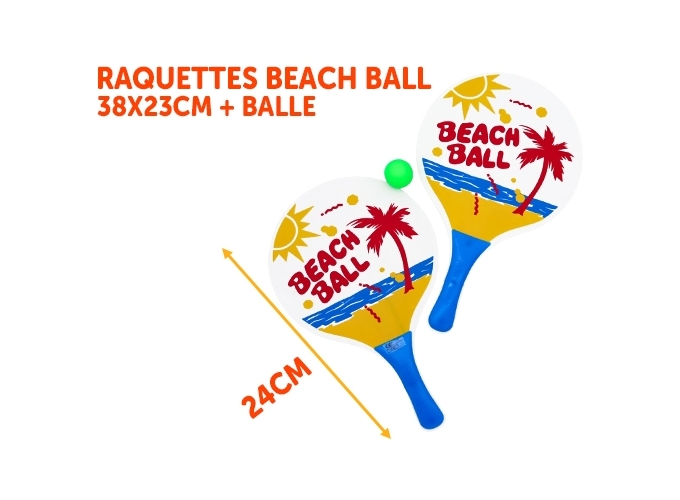 FILET BEACH BALL BOIS 8MM   BALLE (1)