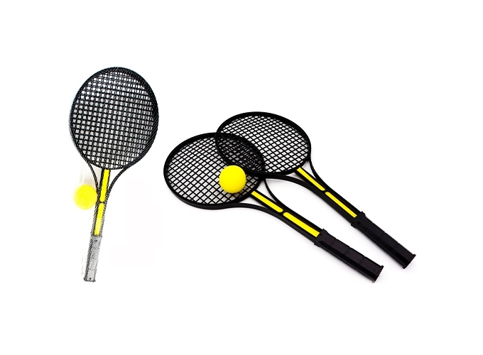 FILET TENNIS PLAST. 52CM ET 1 BALLE MOUSSE (1)