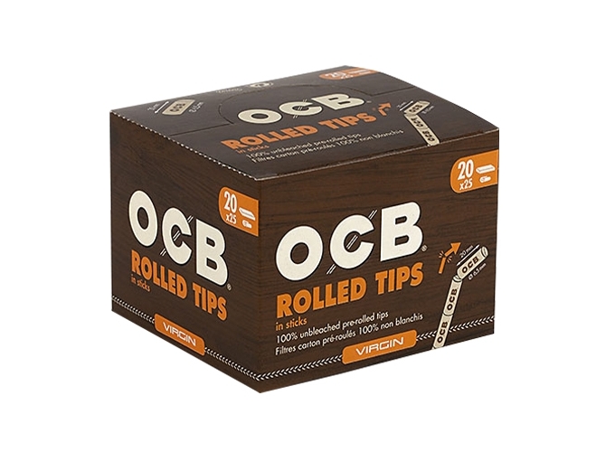 FILTRE OCB VIRGIN CART. PRE-ROULE NON BLANCHI (20)