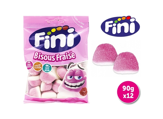 FINI SACH. 90g BISOU FRAISE (12)
