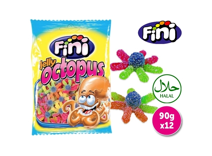 FINI SACH. 90g JELLY OCTOPUS (12)