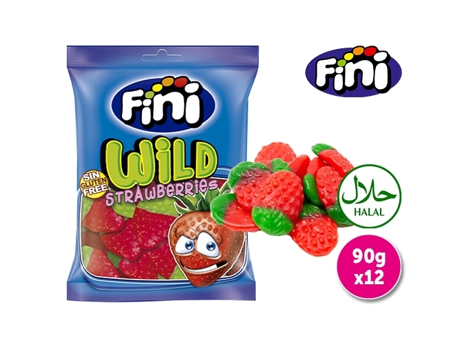 FINI SACH. 90g WILD STRAWBERRIES (12)