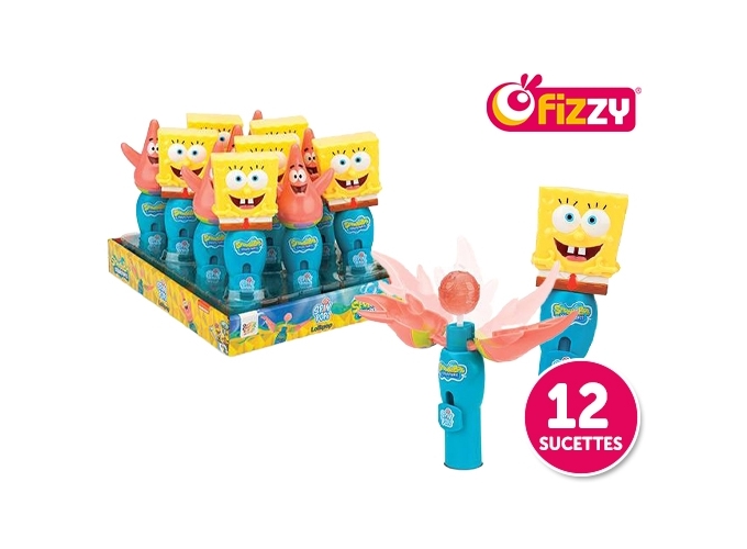 FIZZY PRES. 12 SUCETTES BOB L'EPONGE SPIN POP (1)