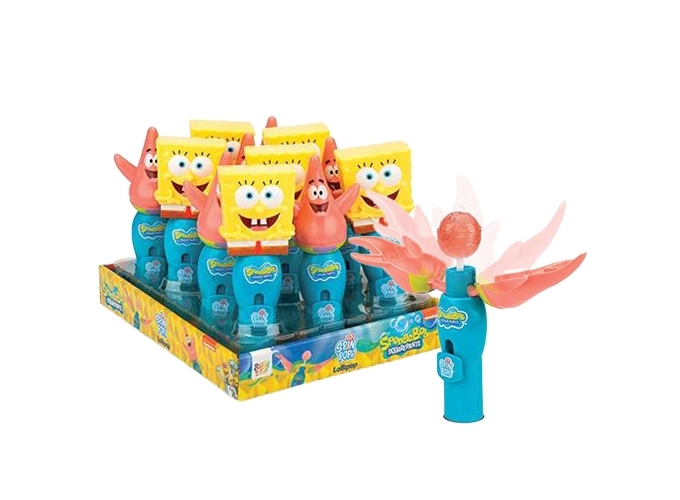 FIZZY PRES. 12 SUCETTES BOB L'EPONGE SPIN POP (1)