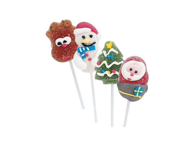 FIZZY PRES. 24 SUCETTES MINI SANTA JELLY (1)