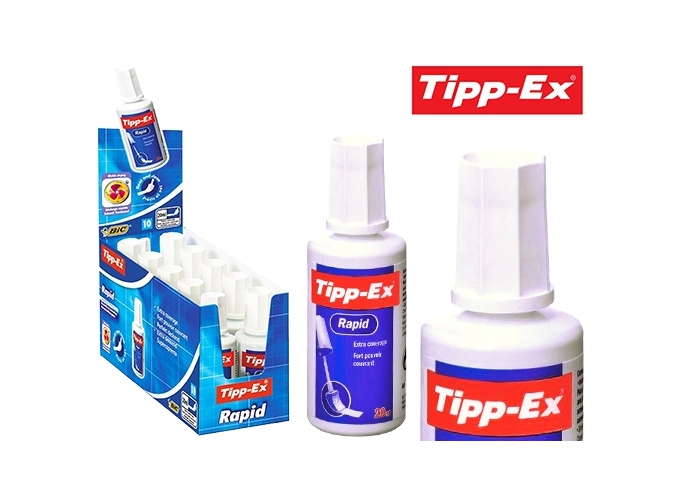 FLACON 20 ml TIPP-EX RAPID (10)