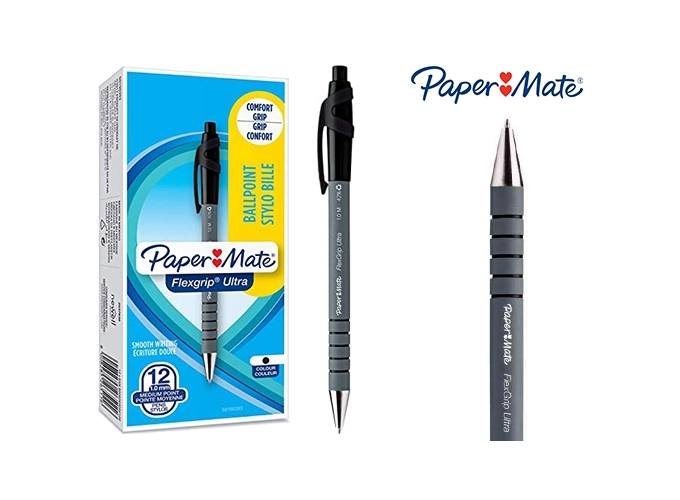 FLEXGRIP ULTRA RETRACT. MEDIUM NOIR  (12)