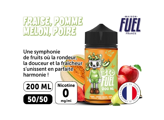 FRAISE POMME MELON POIRE 200 ML BIG FUEL LIQUIDE