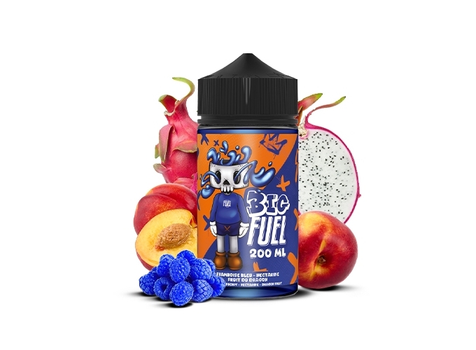 FRAMBOISE NECTARINE DRAGON  200 ML BIG FUEL