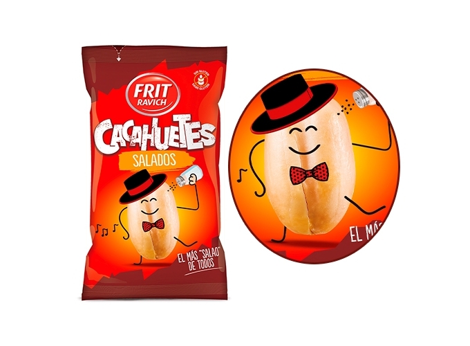 FRIT RAVICH SACH.100g CACAHUETES SALEES  (8)