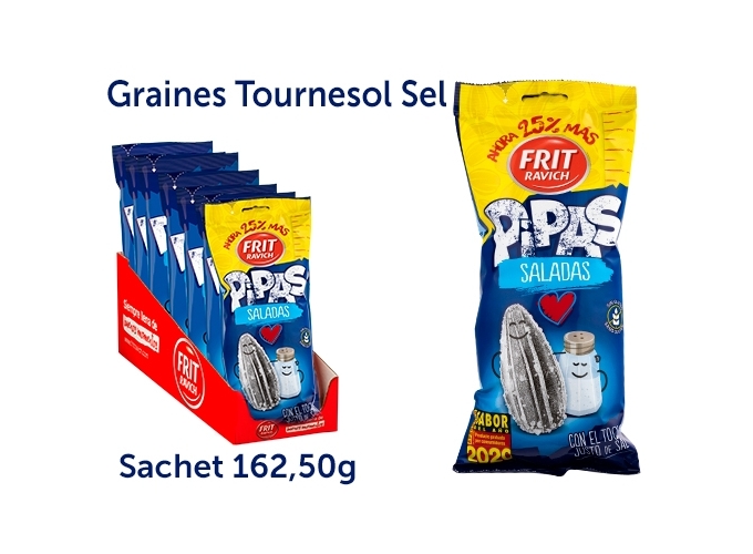 FRIT RAVICH SACH. 130g GRAINES TOURNESOL SEL (8)