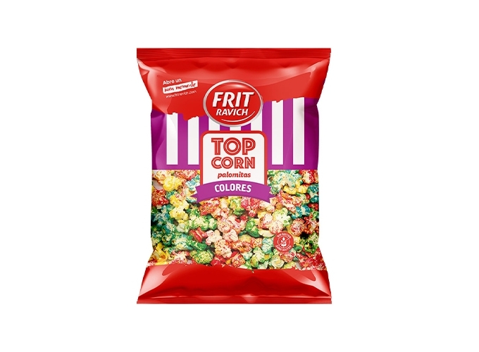 FRIT RAVICH SACH. 35g POP CORN SUCRE COULEUR (12)