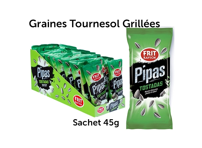 FRIT RAVICH SACH. 40g GRAINES TOURNESOL GRILLEES
