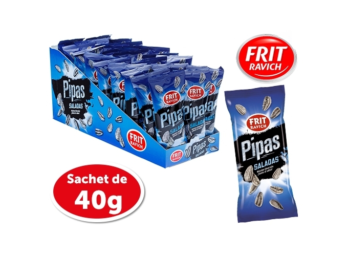 FRIT RAVICH SACH. 40g GRAINES TOURNESOL SEL (26)