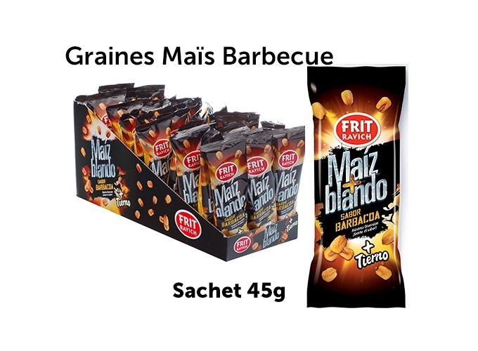 FRIT RAVICH SACH. 45g GRAINES MAIS BBQ  (32)