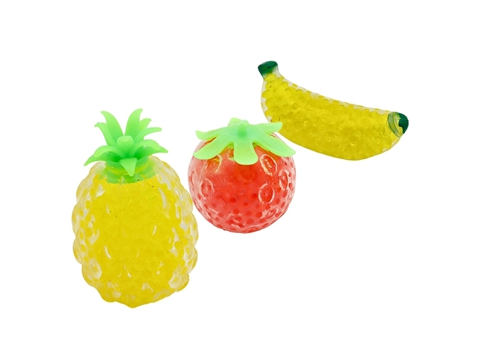 FRUIT ANTISTRESS BILLE 11 8cm 3 ASS. (BTE.12)