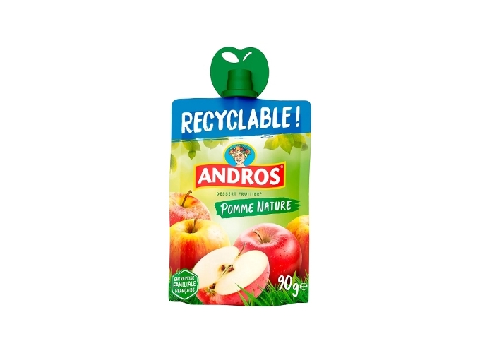 GOURDE ANDROS COMPOTE POMME 90 g (24)