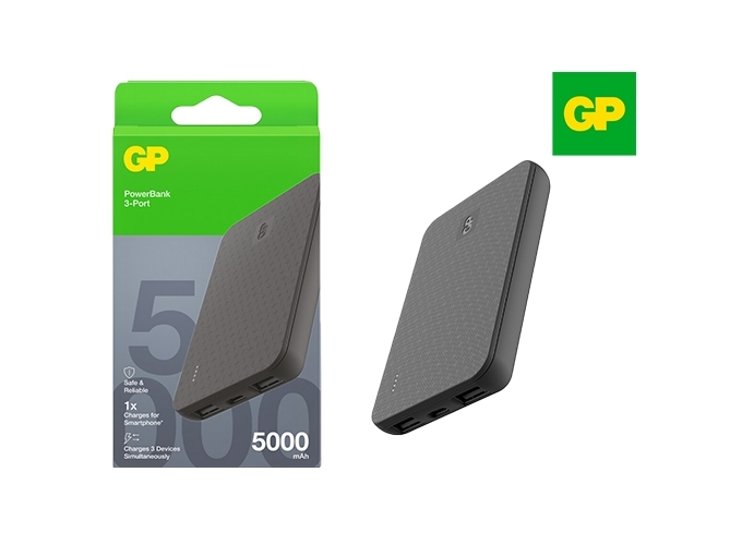 GP BATTERIE EXTERNE 5000 mAh GRIS (1)