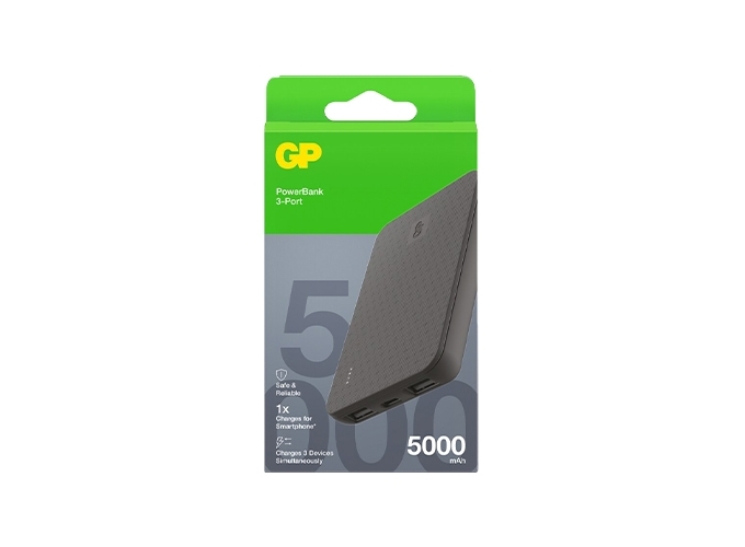 GP BATTERIE EXTERNE 5000 mAh GRIS (1)