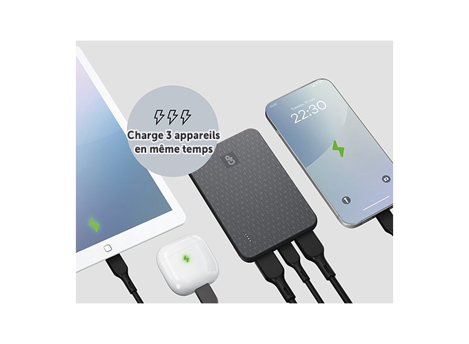 GP BATTERIE EXTERNE 5000 mAh GRIS (1)