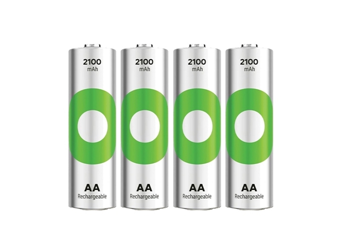 GP BLISTER 4 PILES AA RECHARGEABLE 2100 mAh (10)