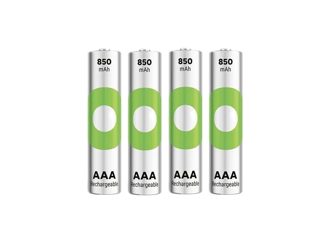 GP BLISTER 4 PILES AAA RECHARGEABLE 850 mAh (10)