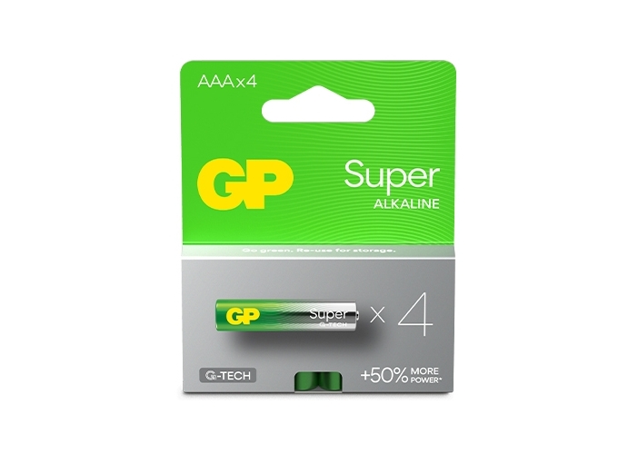 GP BLISTER 4 PILES ALCALINES SUPER LR03   AAA (10)