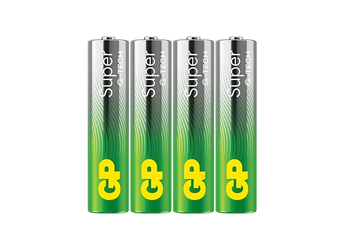 GP BLISTER 4 PILES ALCALINES SUPER LR03   AAA (10)