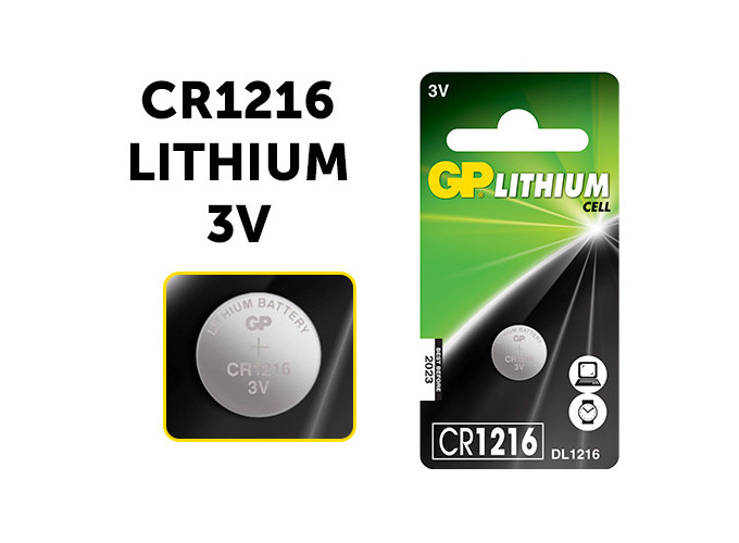 GP  PILE CR1216  LITHIUM 3V (10)