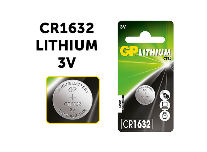 GP  PILE CR1632  LITHIUM 3V (10)