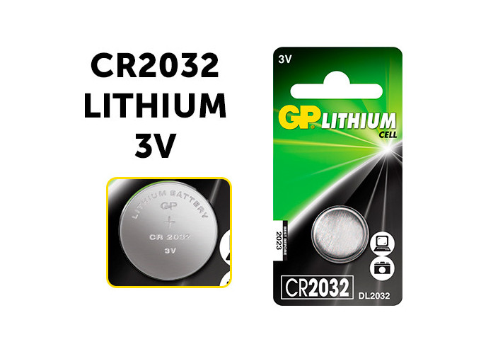 GP  PILE CR2032  LITHIUM 3V (10)