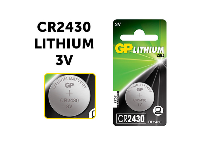 GP  PILE CR2430  LITHIUM 3V (10)